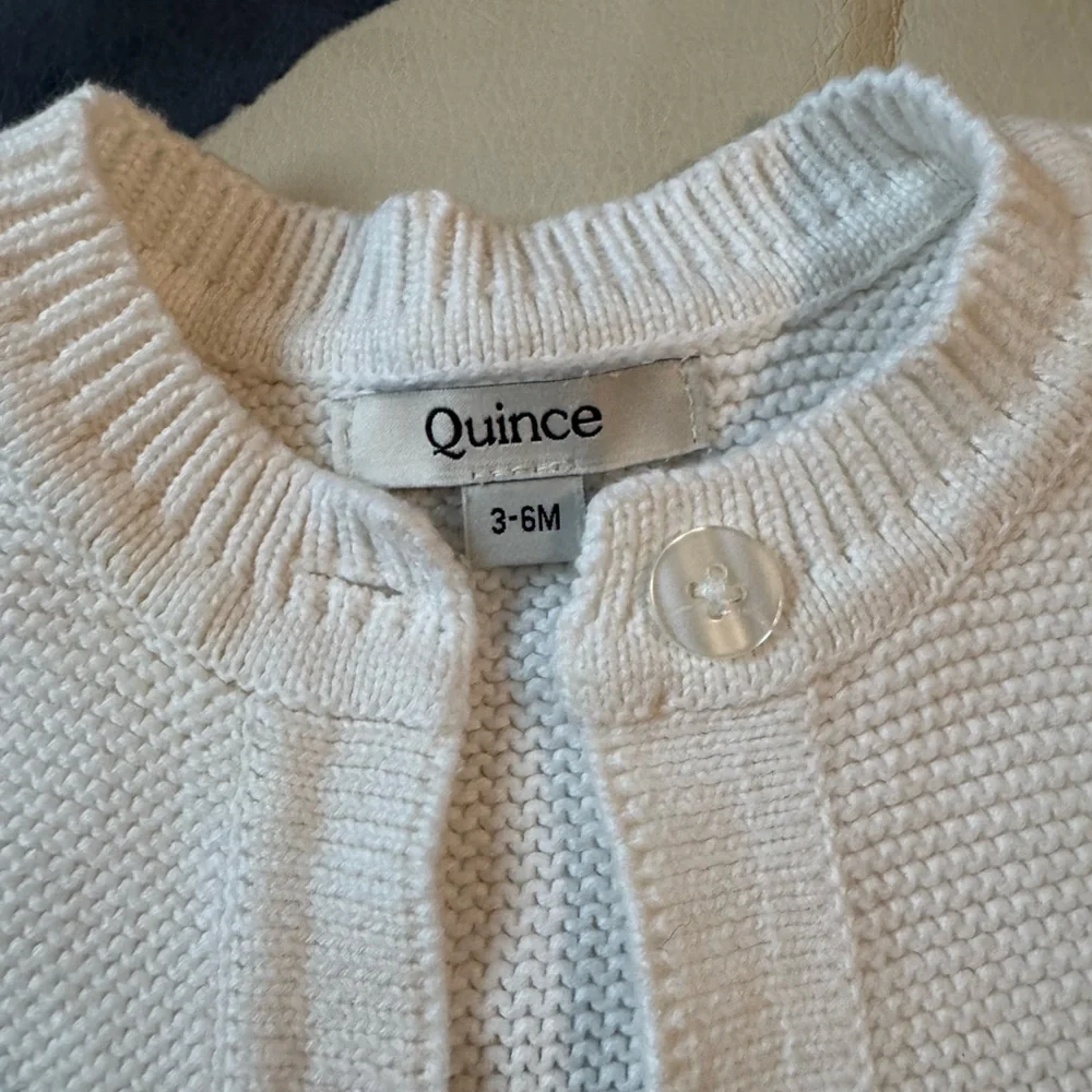 Quince baby  Cardigan Sz 3-6M